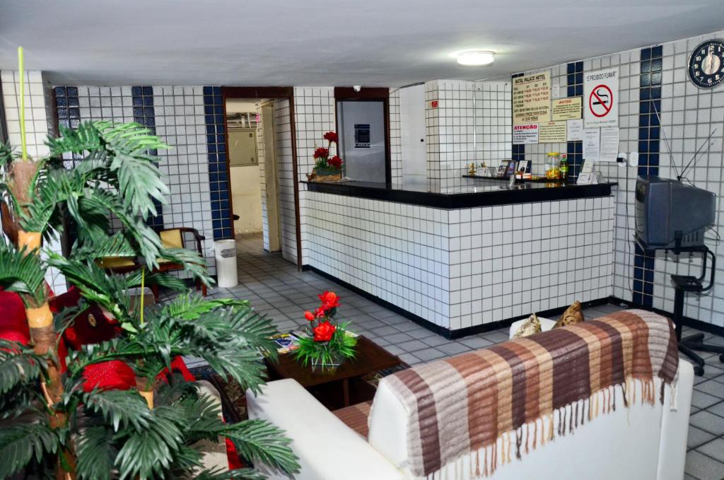 Vestibiulis arba registratūra apgyvendinimo įstaigoje Natal Palace Hotel