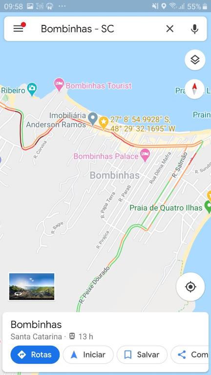  Apartamento de 2 domitórios e 1 garagem no centro de Bombinhas 50 metros da praia na Avenida principal próximo ao shopping Punta Blu
