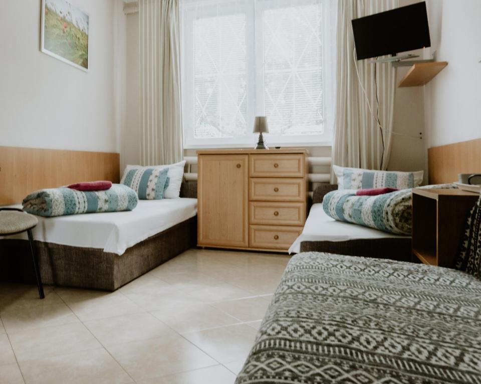 Posteľ alebo postele v izbe v ubytovaní Camping nr 61