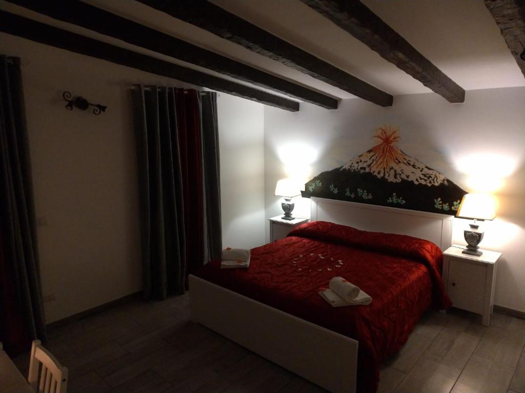 Posteľ alebo postele v izbe v ubytovaní B&B My Sicily