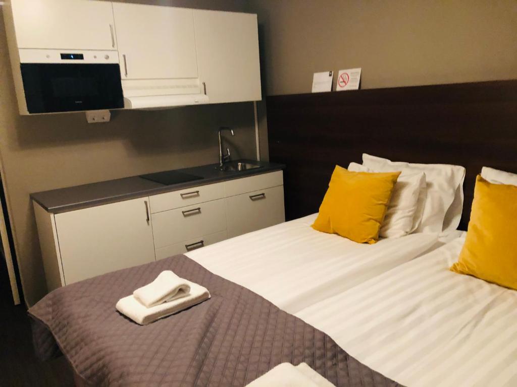 Postel nebo postele na pokoji v ubytování Best Western Hotel Solna