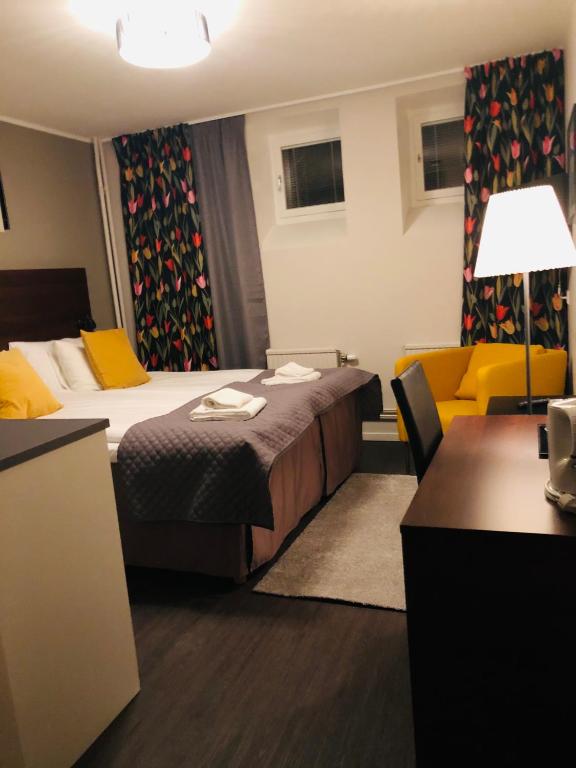 Postel nebo postele na pokoji v ubytování Best Western Hotel Solna