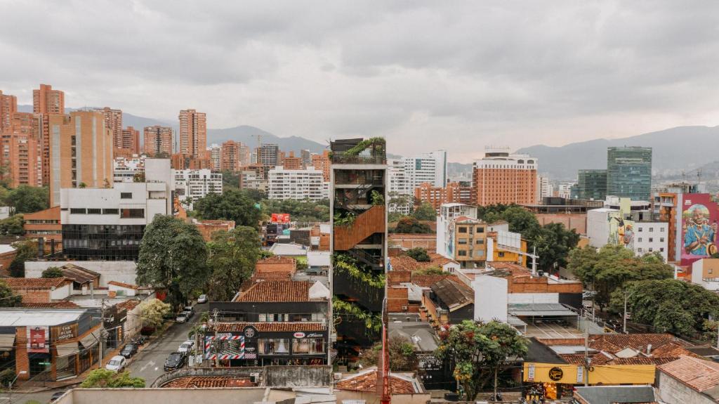 Nespecifikovaný výhled na destinaci Medellín nebo výhled na město při pohledu z hotelu