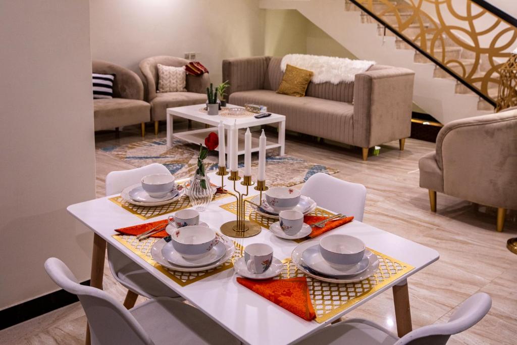 Posezení v ubytování Olive Tree Hotel
