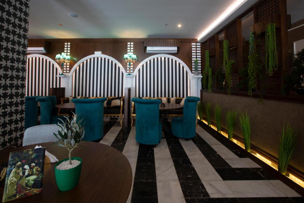 Posezení v ubytování Olive Tree Hotel