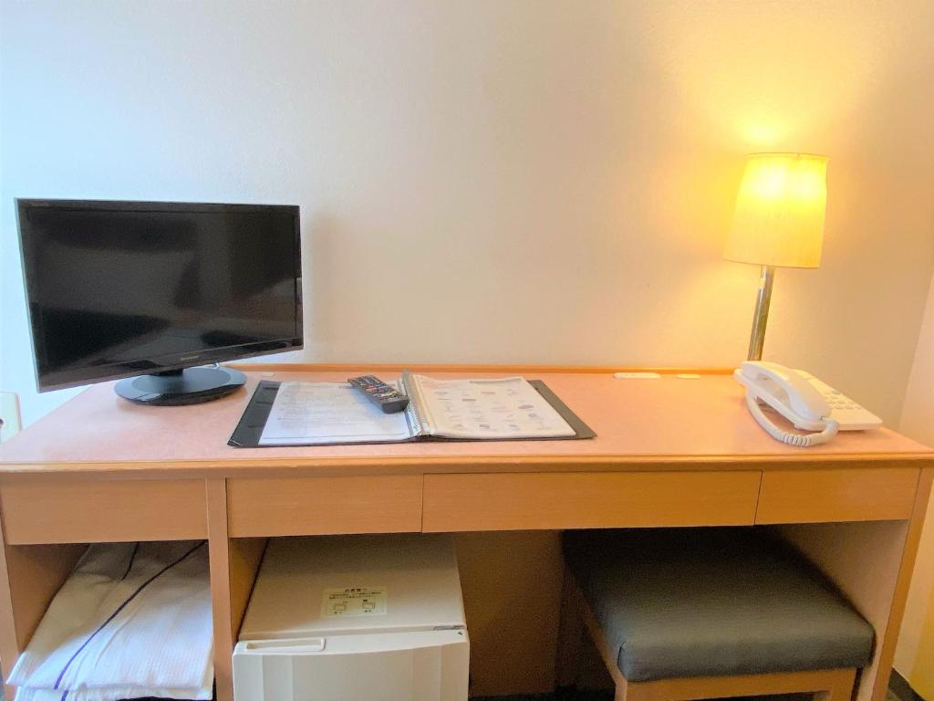 TV a/nebo společenská místnost v ubytování Sakura Hotel Hatagaya