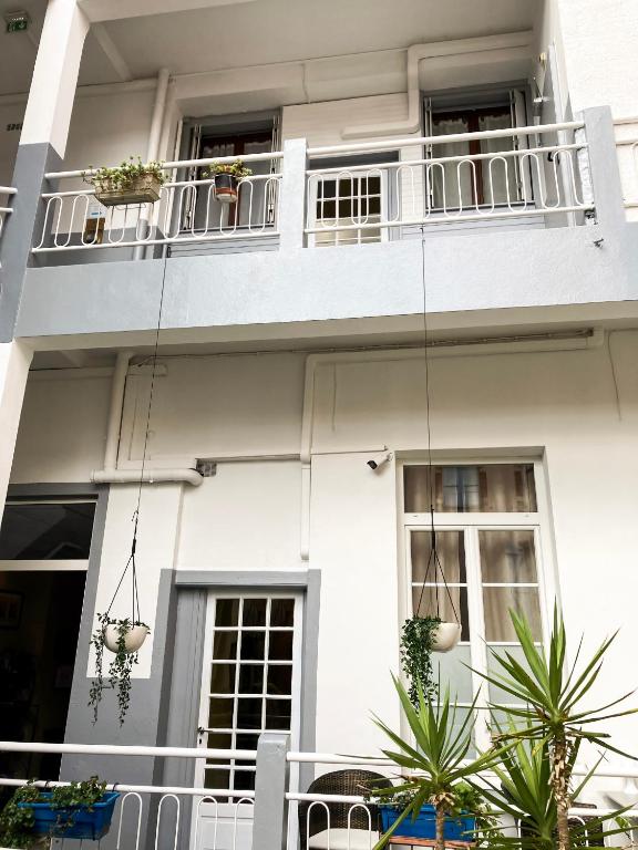 Balkón nebo terasa v ubytování Hôtel Croix Baragnon