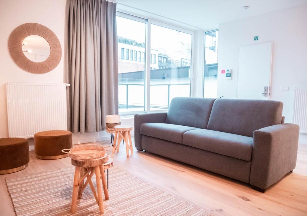 Un lugar para sentarse en Smartflats - Antwerp View