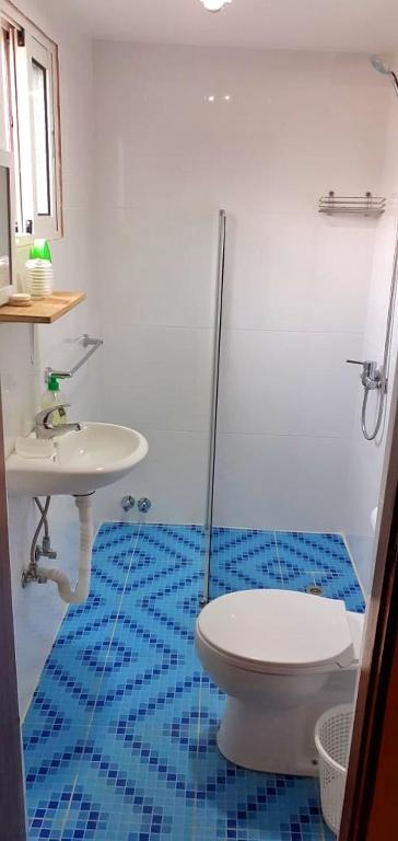 Koupelna v ubytování casa Luis