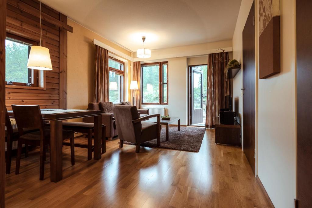 Гостиная зона в Lapland Hotels Saaga