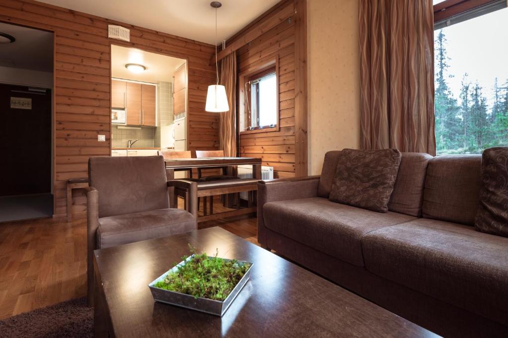 Гостиная зона в Lapland Hotels Saaga