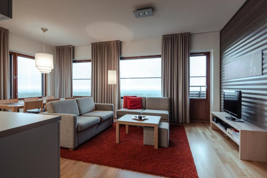 Lapland Hotels Saaga - 两卧室公寓 - 附楼A - 带额外收费的Spa
