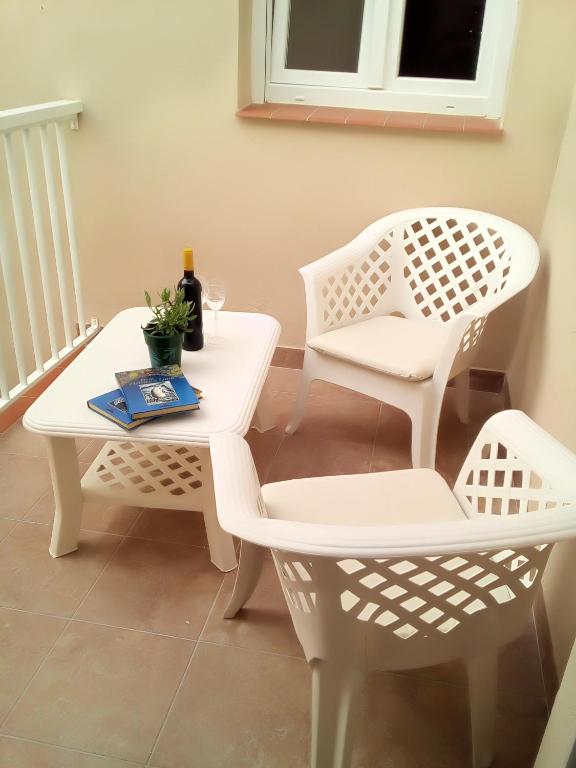 A seating area at Casa María