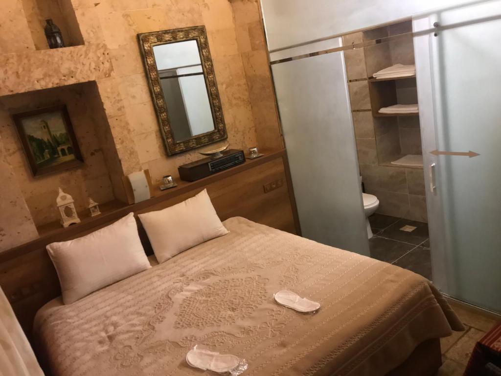 Koupelna v ubytování Gazel Butik Otel