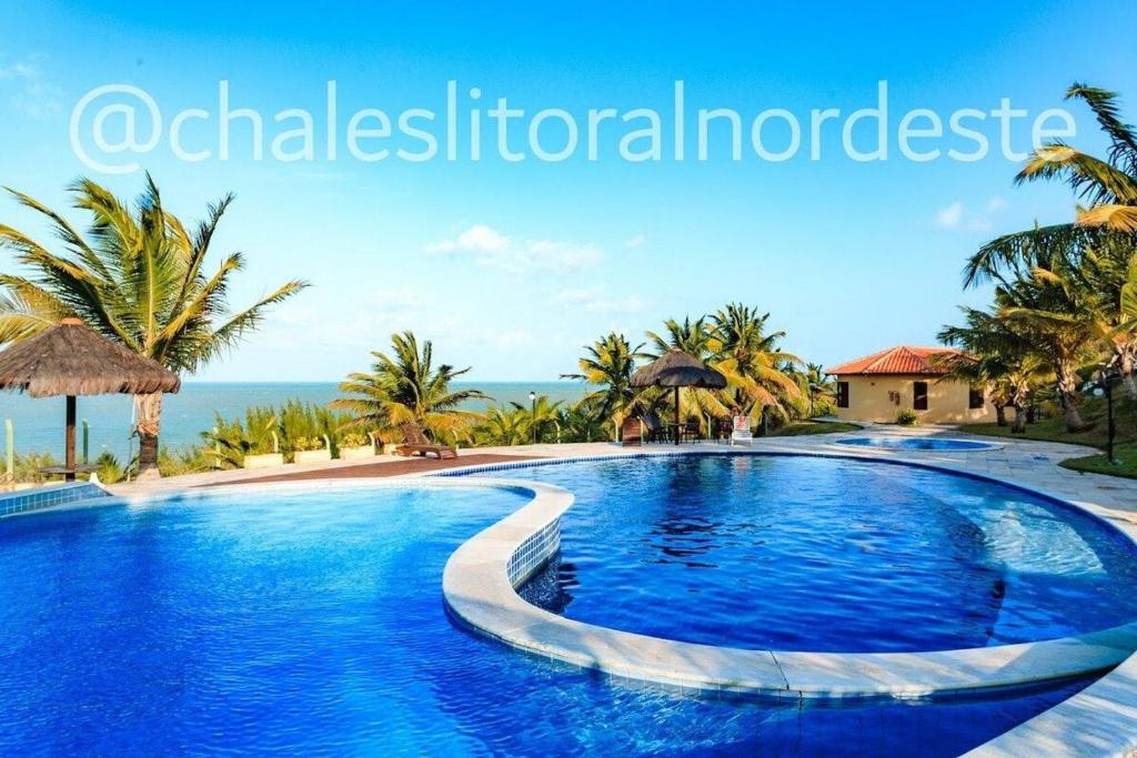  Chalé frente mar e frente piscina Zumbi-RN