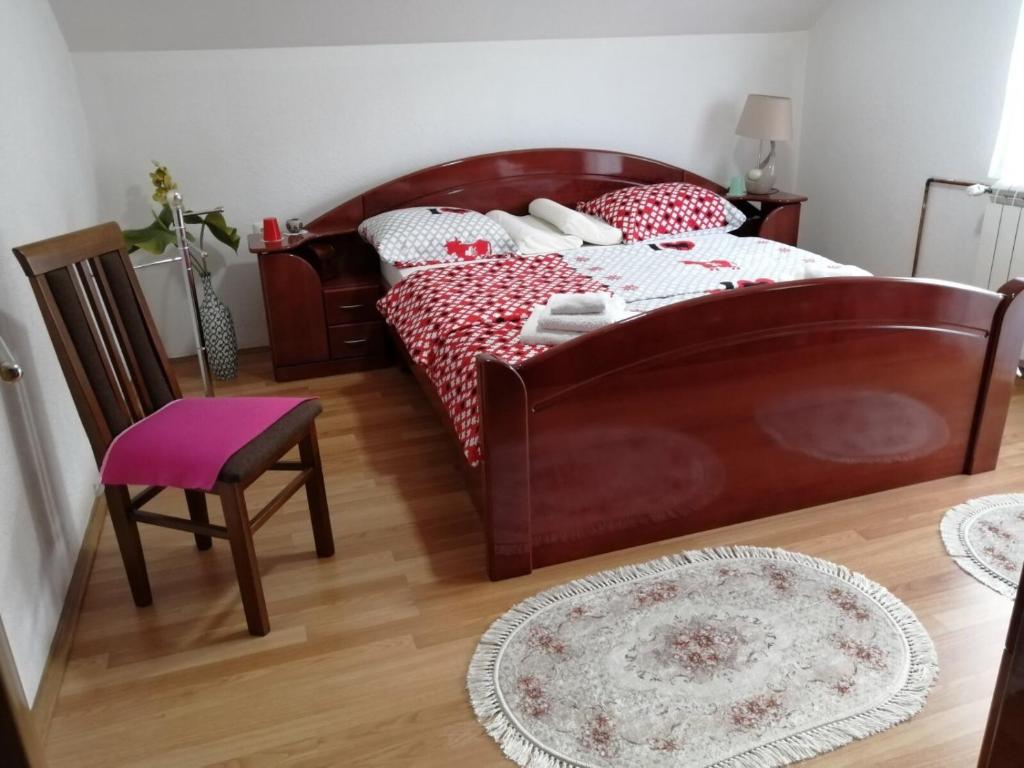 Postel nebo postele na pokoji v ubytování Vila Jakovljević