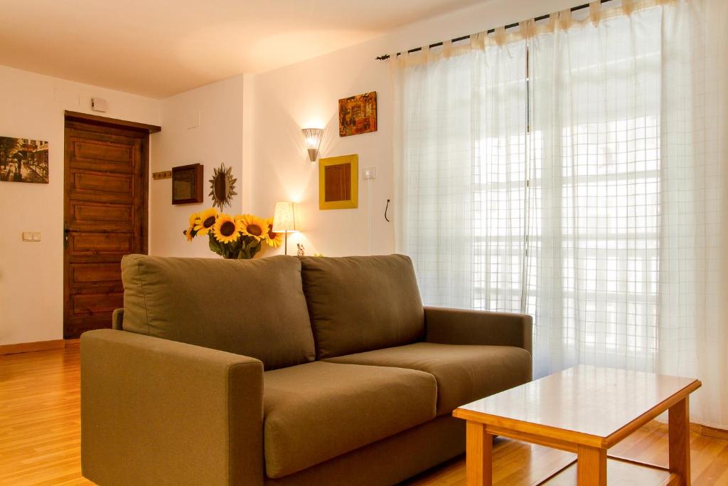 Posezení v ubytování Refugi d Inclès 1 habitación