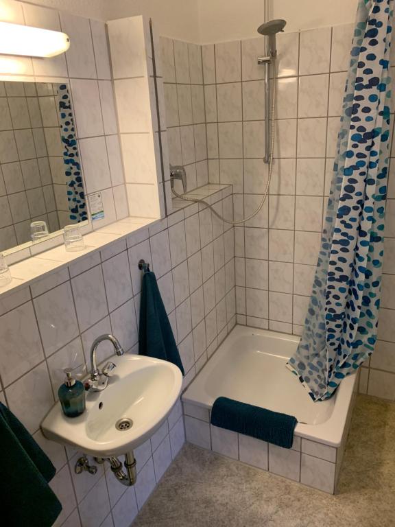 Koupelna v ubytování Zum armen Mann