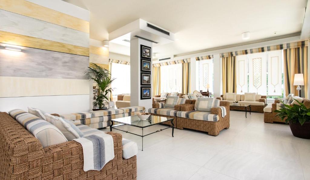 Posezení v ubytování Hotel Delle Mimose