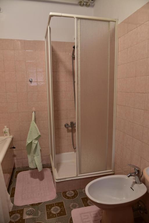 Koupelna v ubytování Primula Apartment
