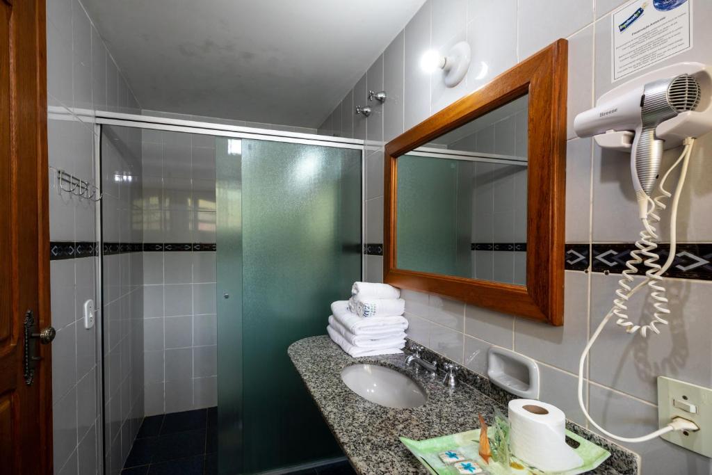 Koupelna v ubytování Canzi Cataratas Hotel