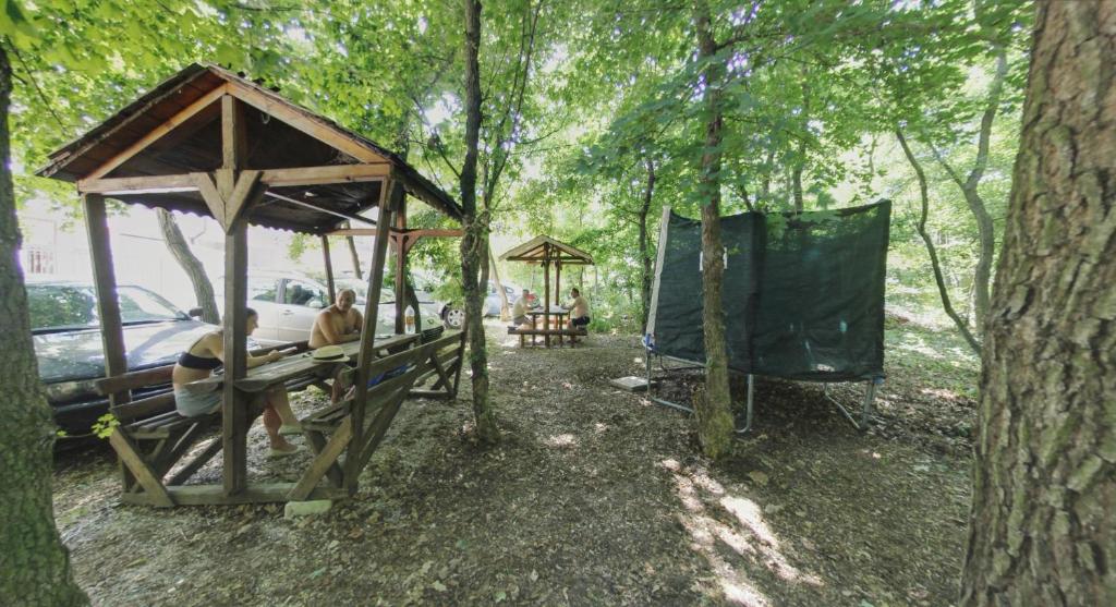 Zahrada ubytování Vila Leul
