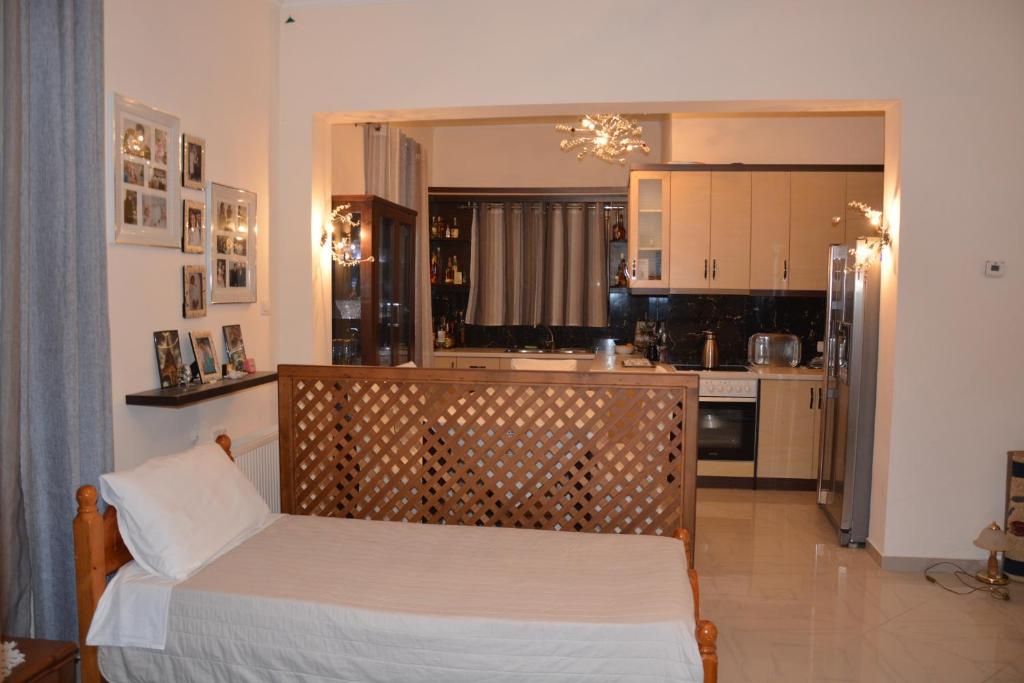 Postel nebo postele na pokoji v ubytování Guest house Memushi
