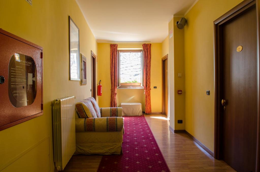 Posezení v ubytování Hotel Oberje Dla Viere