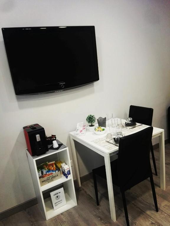 TV a/nebo společenská místnost v ubytování B&B da Lillo