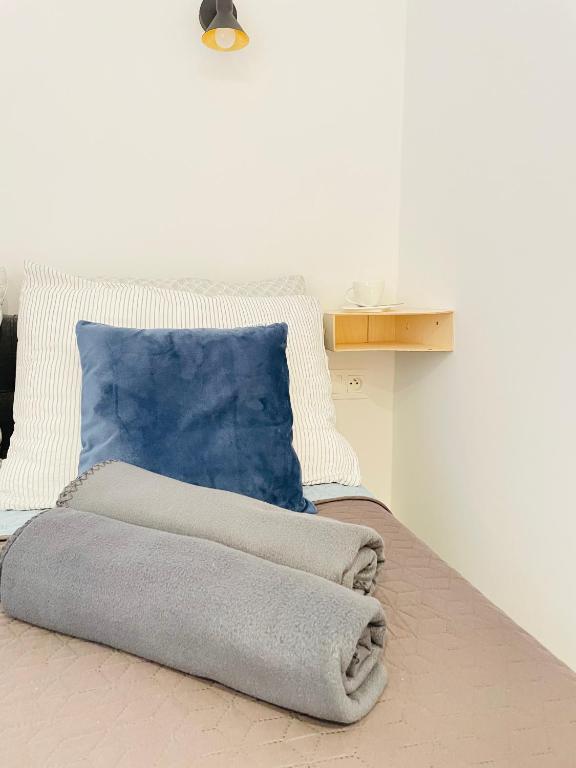 Posteľ alebo postele v izbe v ubytovaní BalticSea Apartamenty