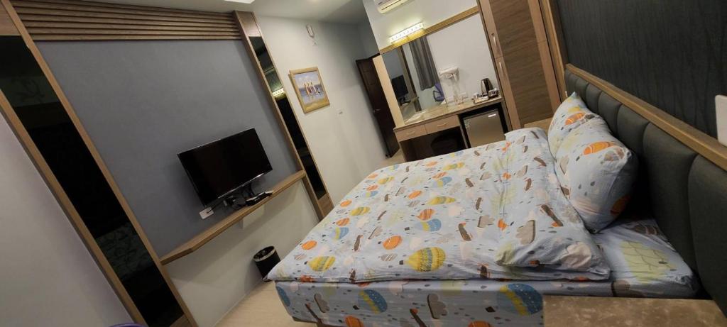 TV a/nebo společenská místnost v ubytování Nice Neighbors Homestay