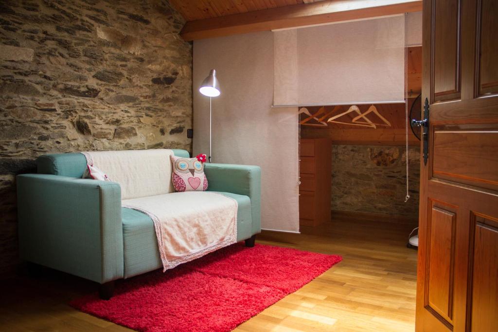 Część wypoczynkowa w obiekcie Casa Rural Penaquente