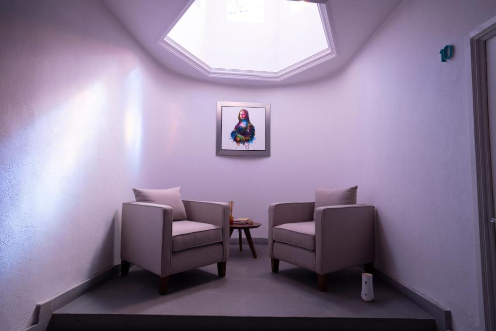 Posezení v ubytování Hotel Boutique Abad