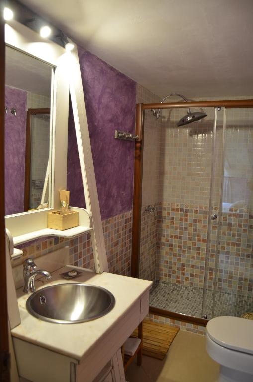 Koupelna v ubytování Hotel La Beltraneja