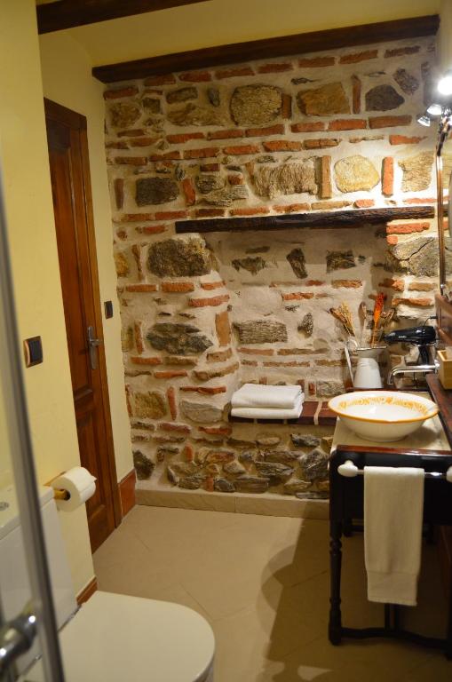 Koupelna v ubytování Hotel La Beltraneja
