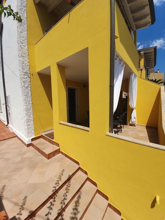 A balcony or terrace at Yellowhouse