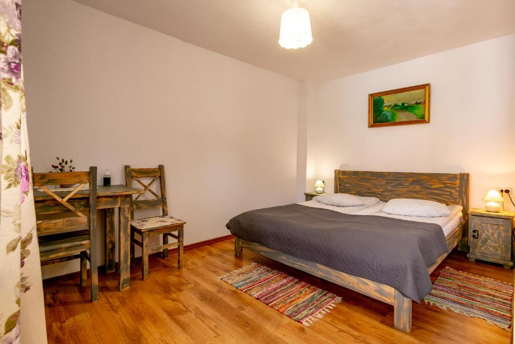 Postel nebo postele na pokoji v ubytování Casa Adalmo