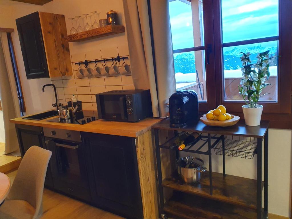 Kuhinja oz. manjša kuhinja v nastanitvi Kozma Apartment Gerlitzen