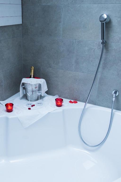 Koupelna v ubytování Hotel Schäfli Siebnen