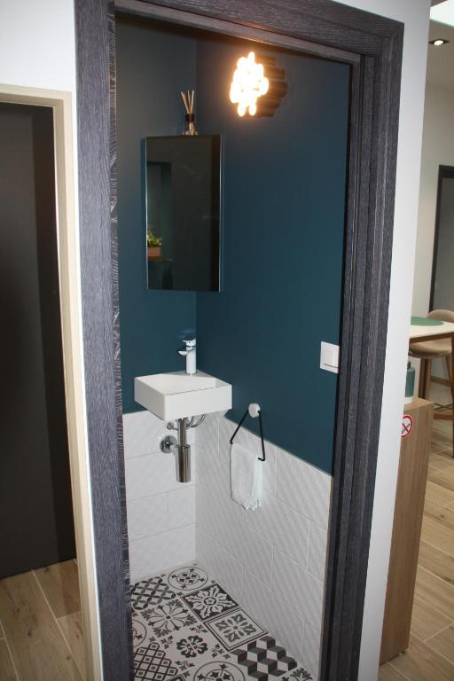 Koupelna v ubytování L'Atelier - Gîte & Spa