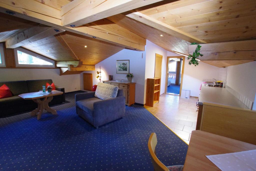 Posezení v ubytování Hotel-Pension Heike