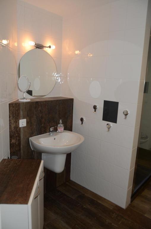 Koupelna v ubytování Residenz Glücksbringer