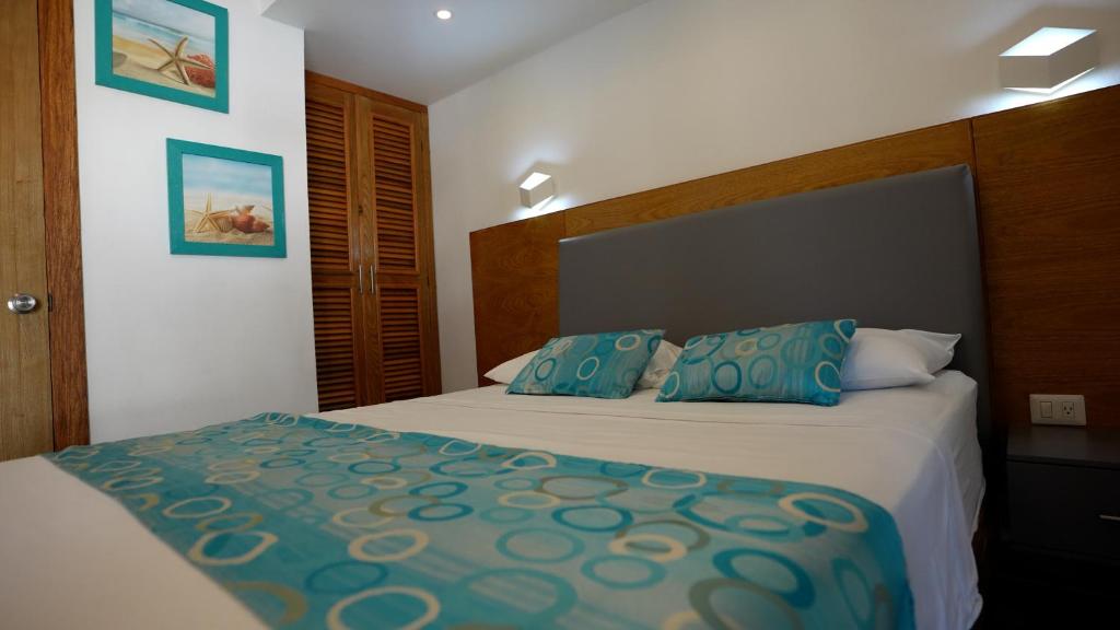 Postel nebo postele na pokoji v ubytování Hotel Agua Dulce