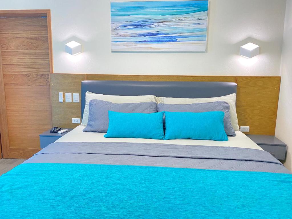 Postel nebo postele na pokoji v ubytování Hotel Agua Dulce