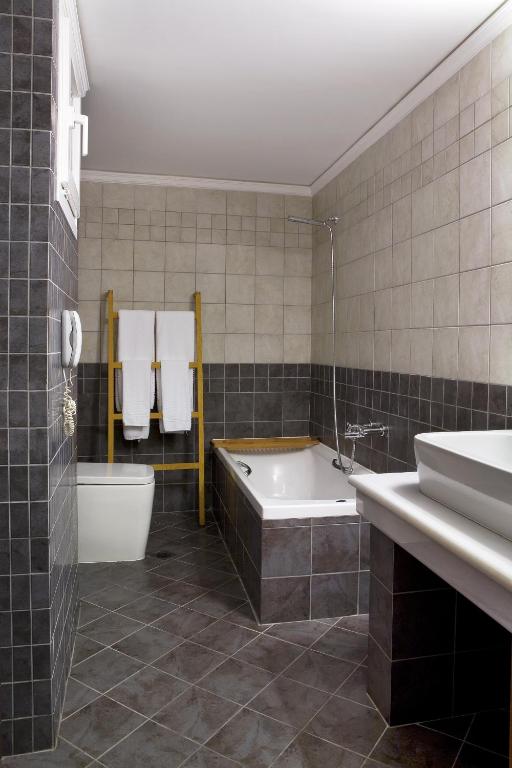 Kúpeľňa v ubytovaní Akti