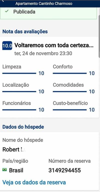  Apartamento Cantinho Charmoso