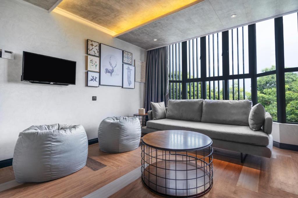 Posezení v ubytování A&R Urban Hotel