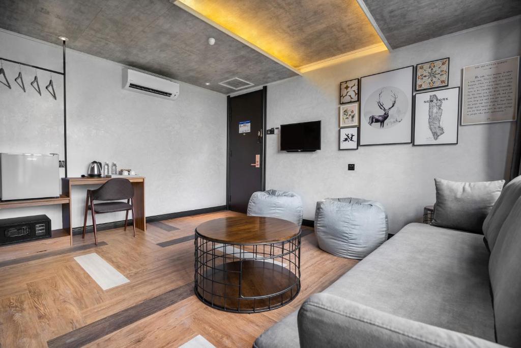 Posezení v ubytování A&R Urban Hotel
