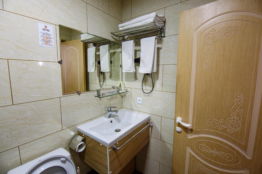 Koupelna v ubytování Level