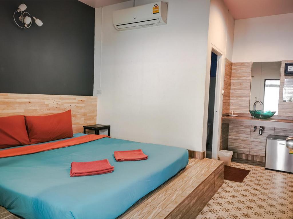 Postel nebo postele na pokoji v ubytování Glur Hostel